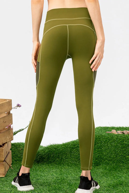 'Blythe' High Waist Slim Fit Leggings - Celes Fashion
